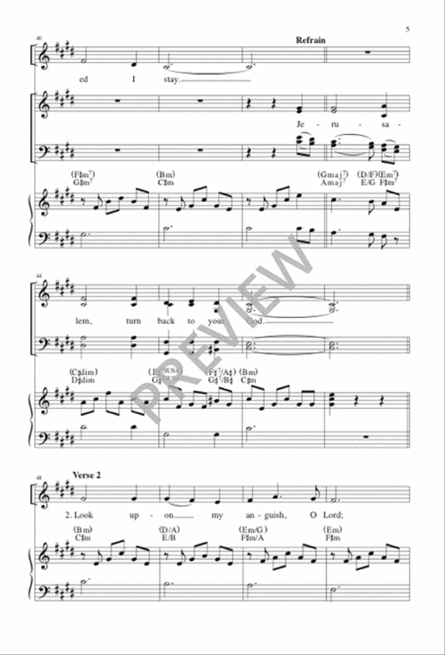 Lamentation 4-Part scores gallery preview page 4