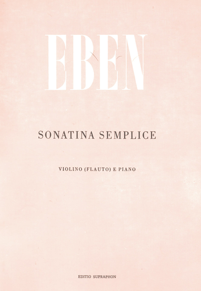 Sonatina semplice für Flöte oder Violine und Klavier