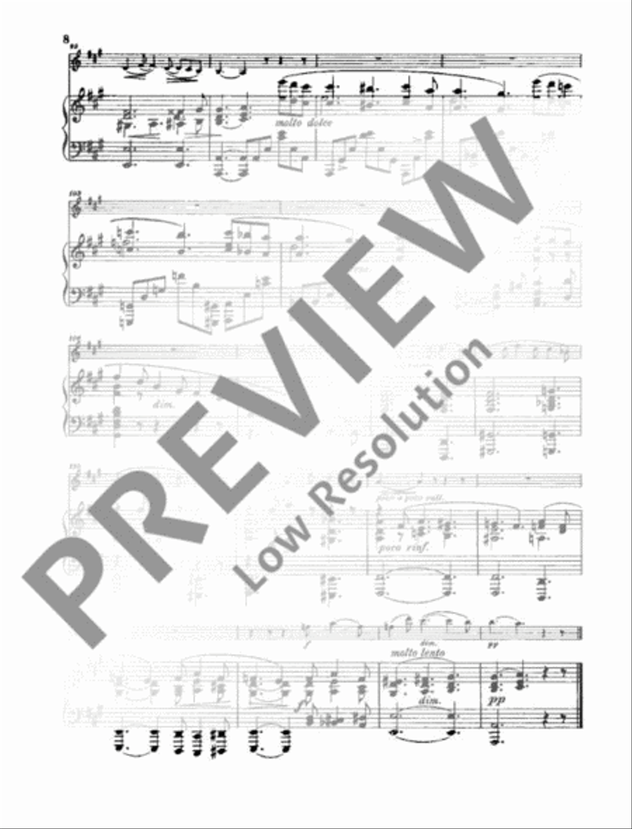 Sonata A Major Violin Solo scores gallery preview page 9