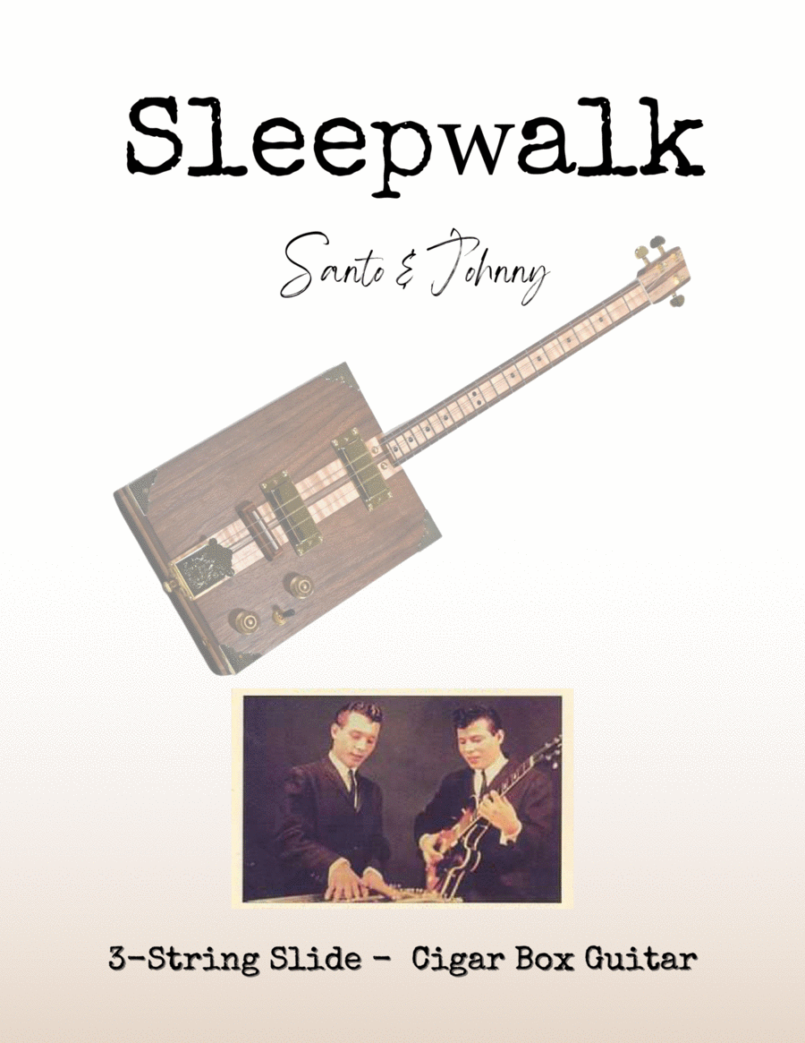 Sleepwalk (instrumental Version) Electric Guitar scores gallery preview page 1