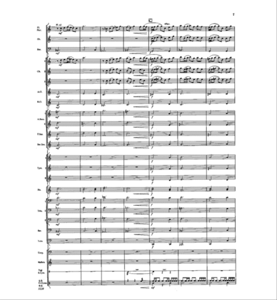 A Bayside Portrait Concert Band scores gallery preview page 6