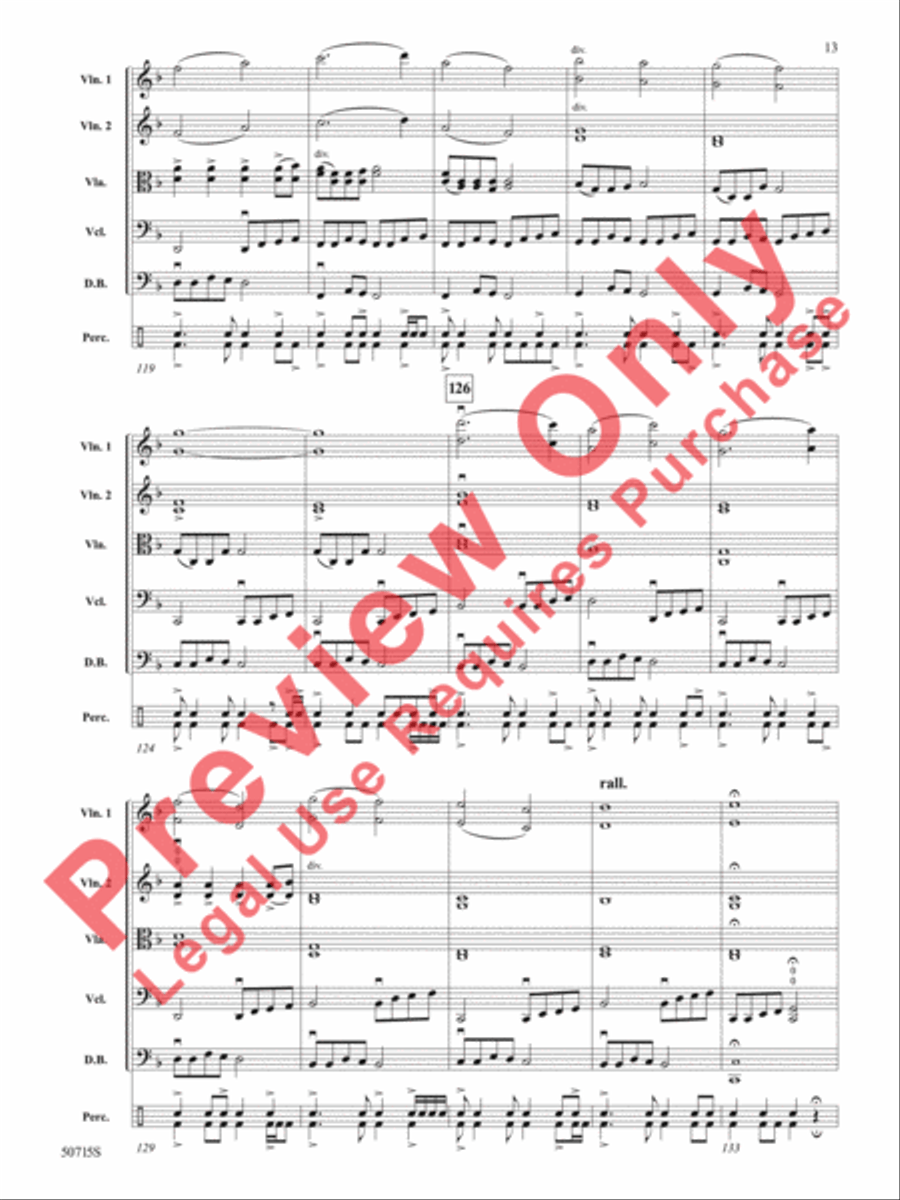 Battle Battle String Orchestra scores gallery preview page 14