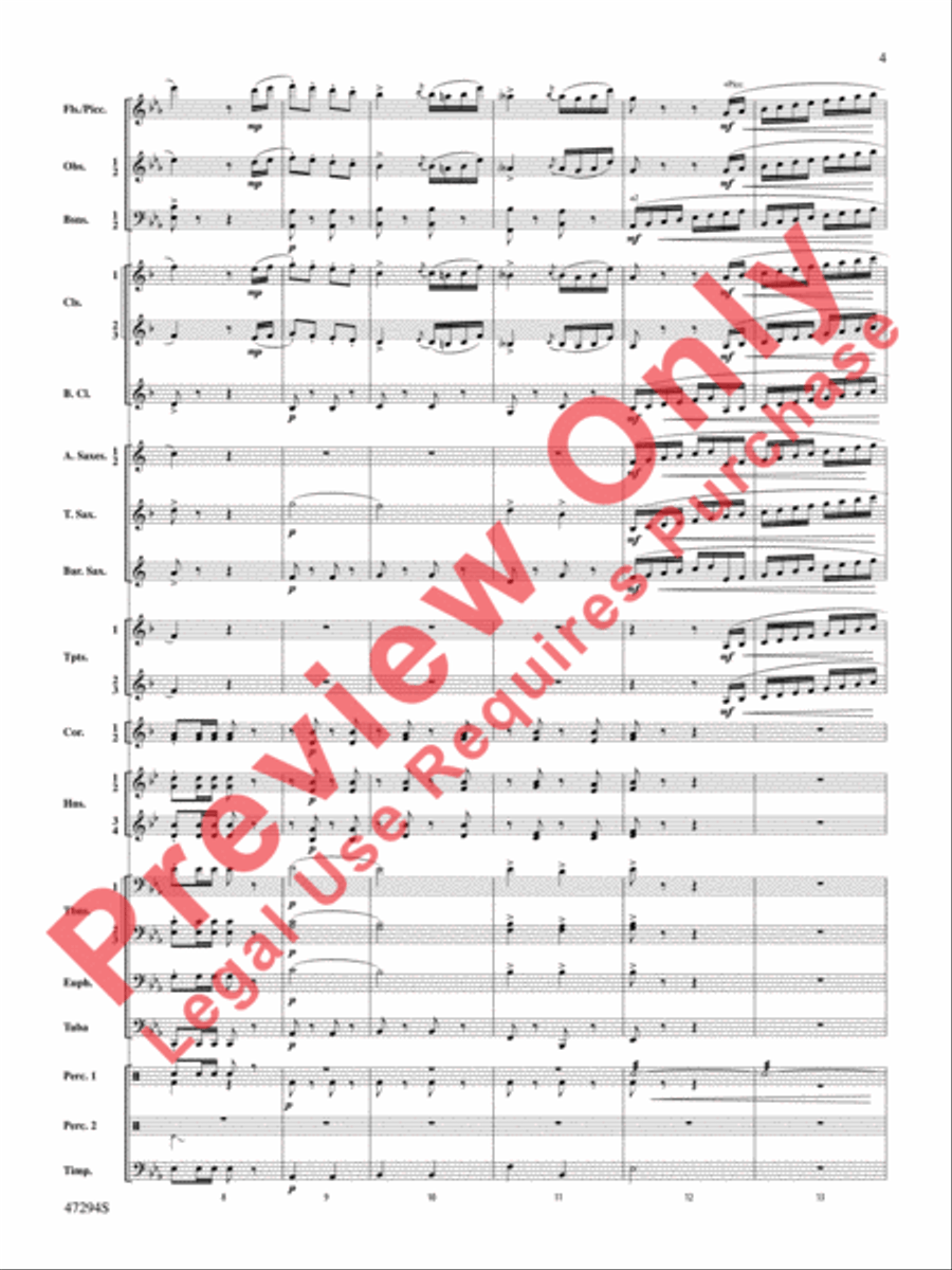 Scossa Elettrica Concert Band scores gallery preview page 5