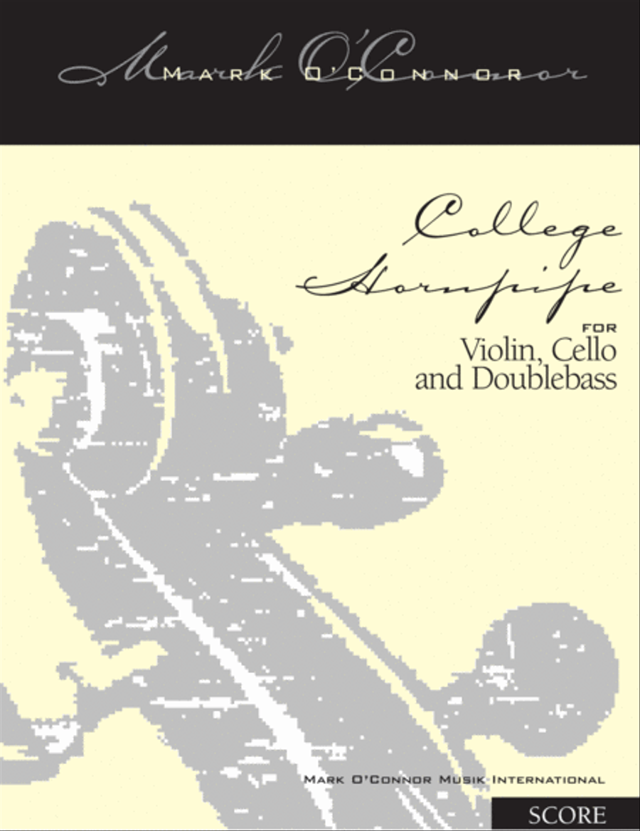 College Hornpipe (score - vln, cel, bs) String Trio scores gallery preview page 1