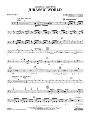 Jurassic World (Symphonic Suite) - Baritone B.C.