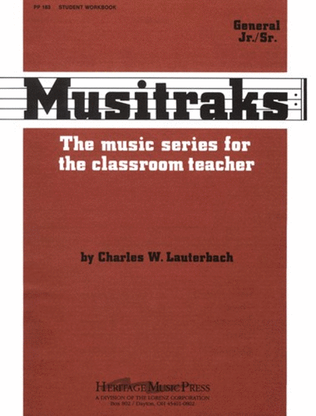 Book cover for Musitraks Jr/Sr - Student Workbook