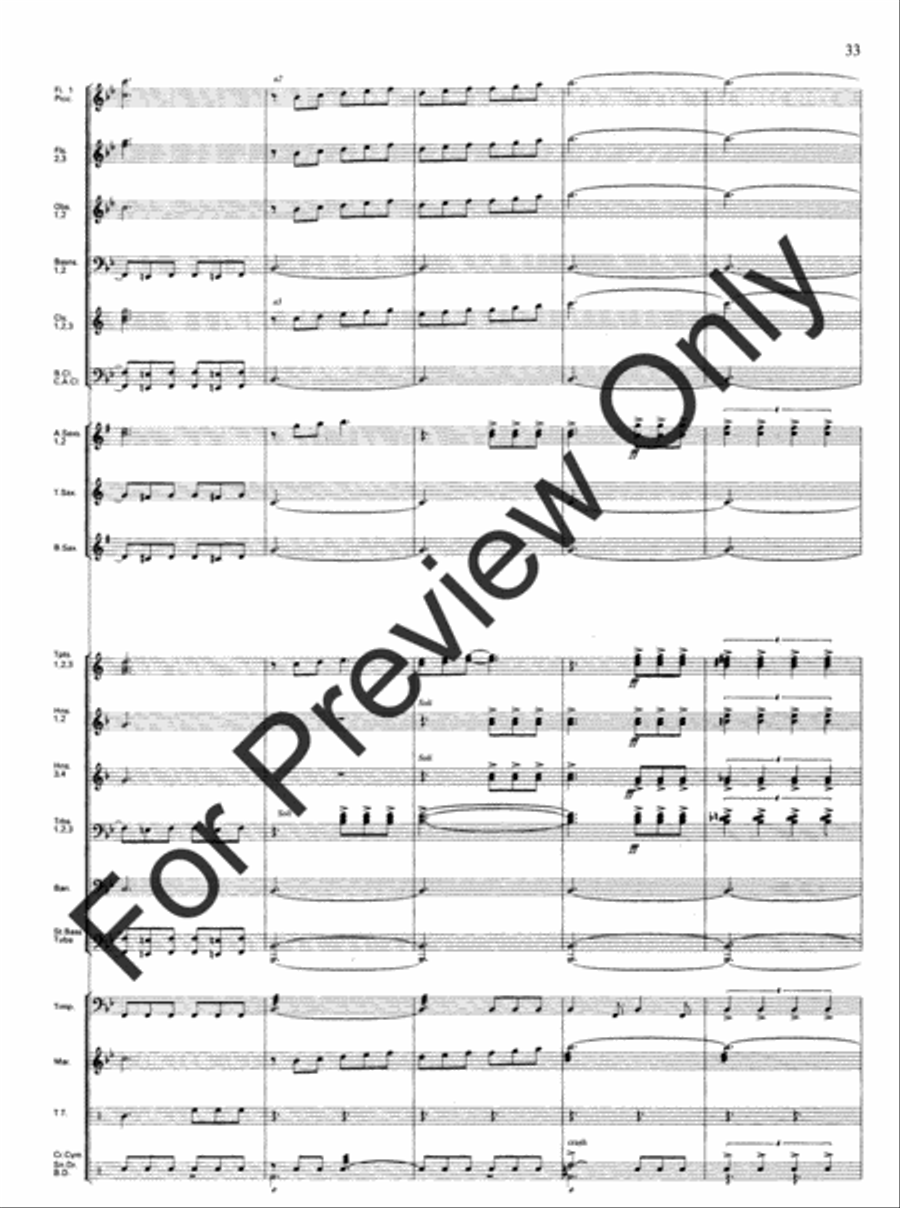 Emmanuel Variants Concert Band scores gallery preview page 35