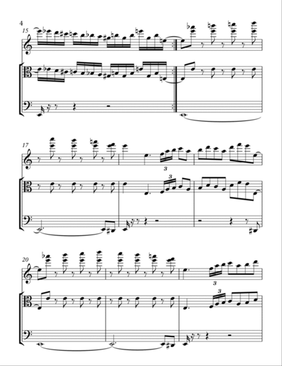 Strange Strange String Quartet scores gallery preview page 4
