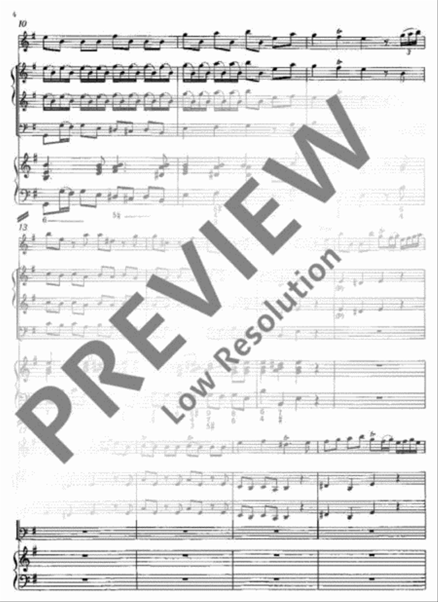 Concerto E minor Concerto E minor Flute Solo scores gallery preview page 5