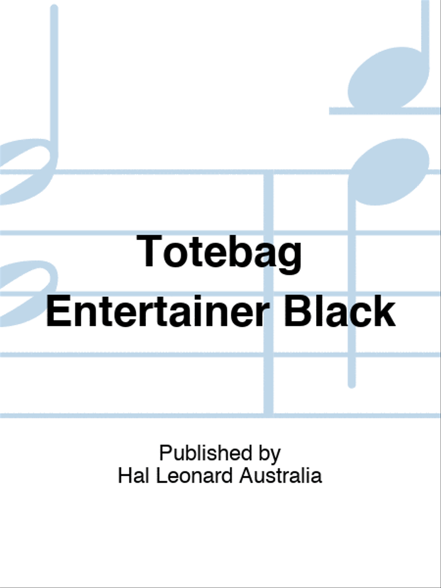Totebag Entertainer Black School and Community scores gallery preview page 1