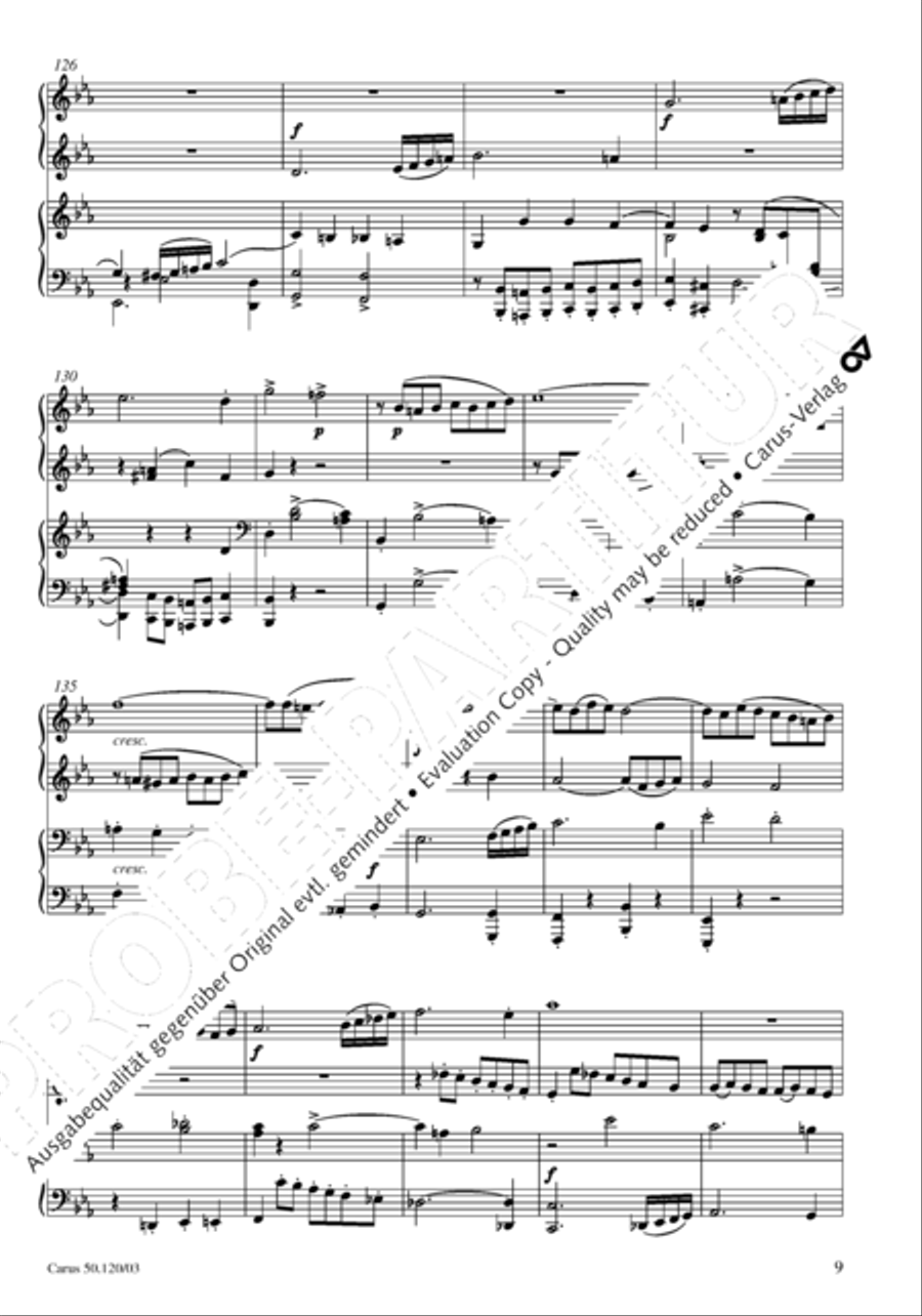Christoforus + Das Tochterlein des Jairus (Gesamtausgabe, Bd. 9) 4-Part scores gallery preview page 10