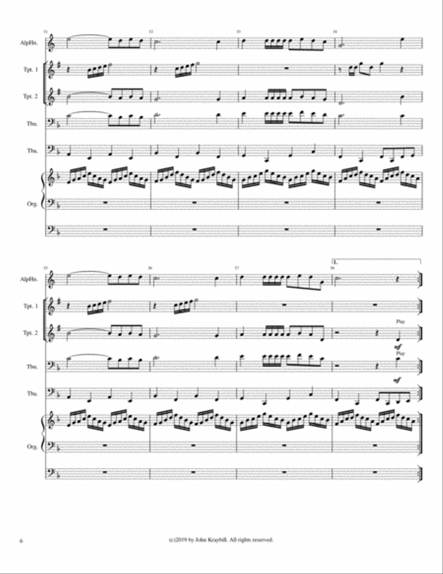 Shepherd's Horn Small Ensemble scores gallery preview page 6