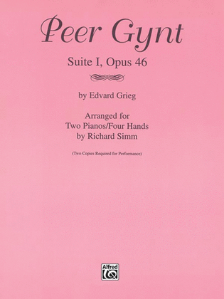 Book cover for Peer Gynt (Suite I, Opus 46)