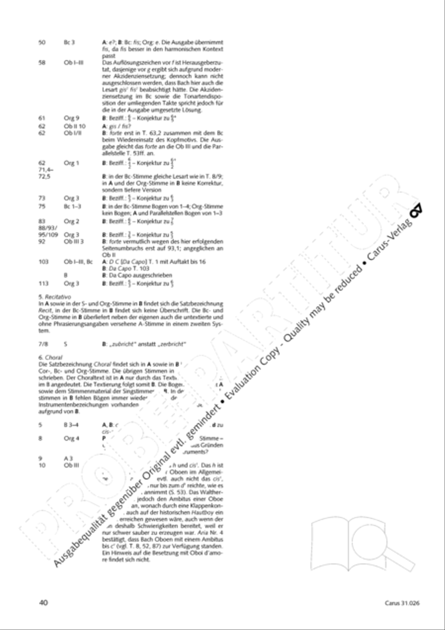 Ah, how fleeting, ah, how futile (Ach wie fluchtig, ach wie nichtig) 4-Part scores gallery preview page 41
