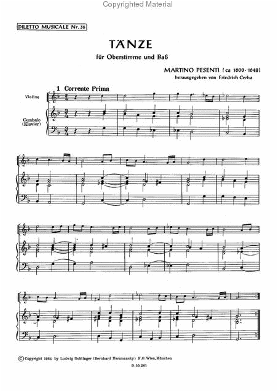 Tanze fur Oberstimme Flute scores gallery preview page 2