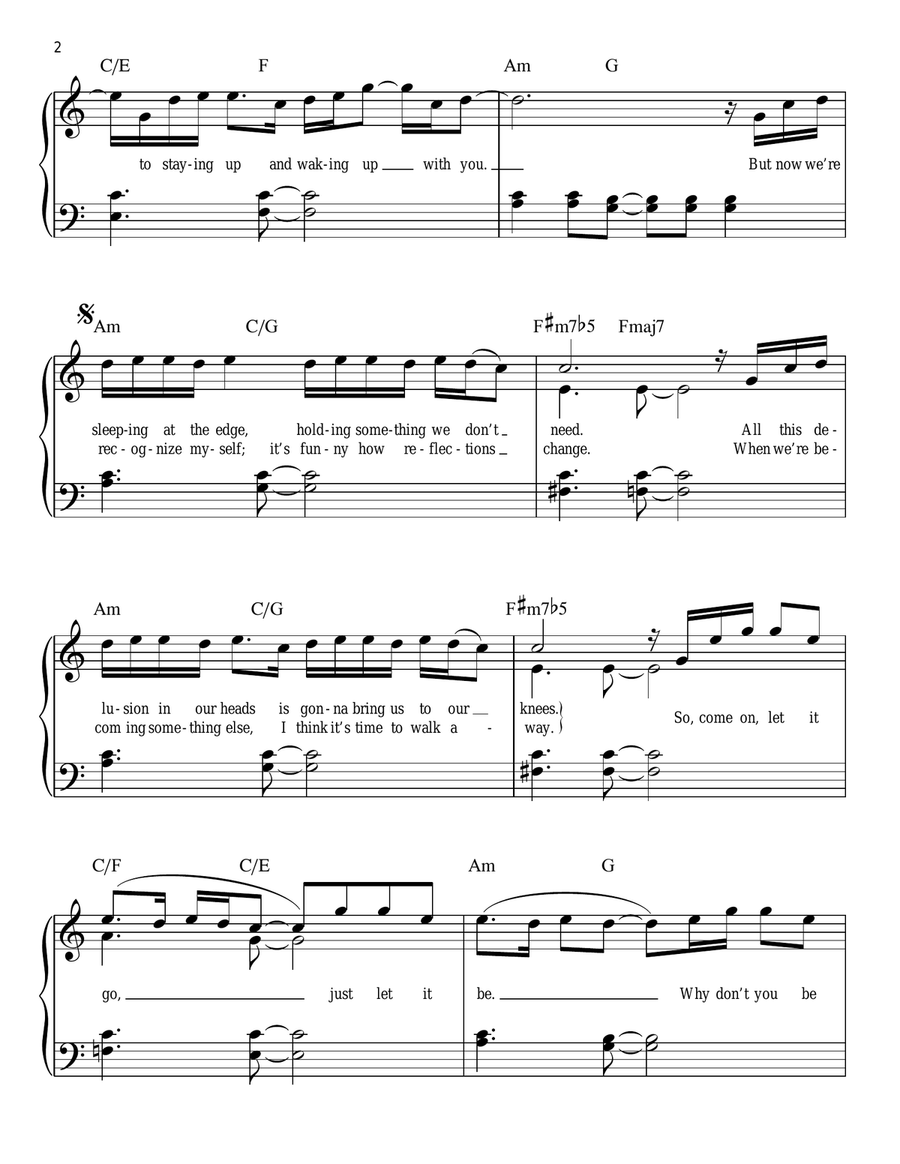 Let it go deals james bay piano