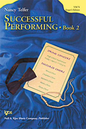 Book cover for Successful Performing, Book 2 - Singer's Edition