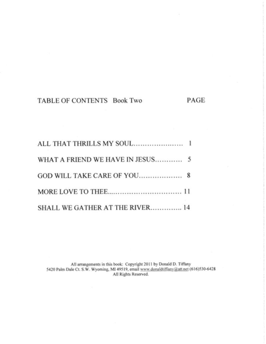 Easy Hymn Arrangements Book Two