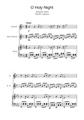 O Holy Night - Clarinet Duet w/ Piano