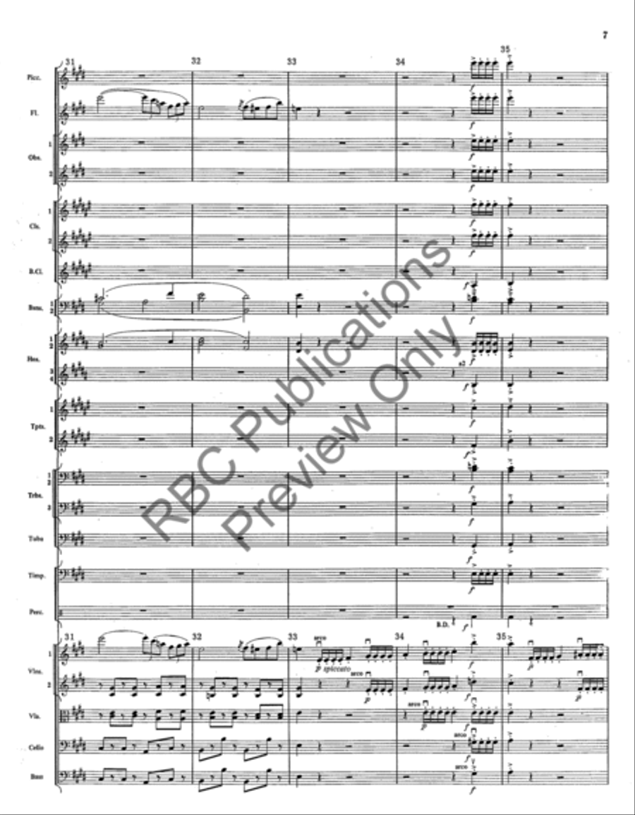 Overture From The Barber Of Seville (Score) Full Orchestra scores gallery preview page 10