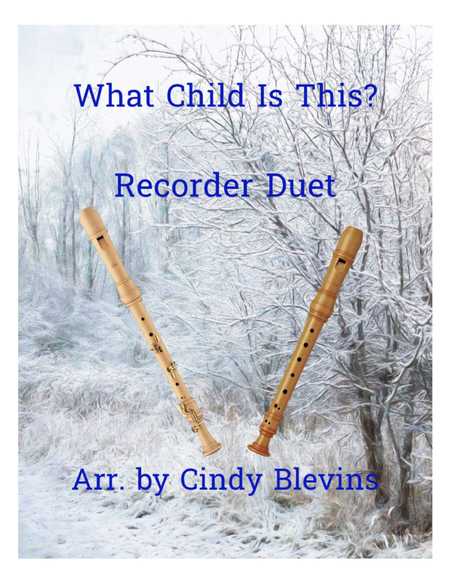 What Child Is This? for Recorder Duet image number null