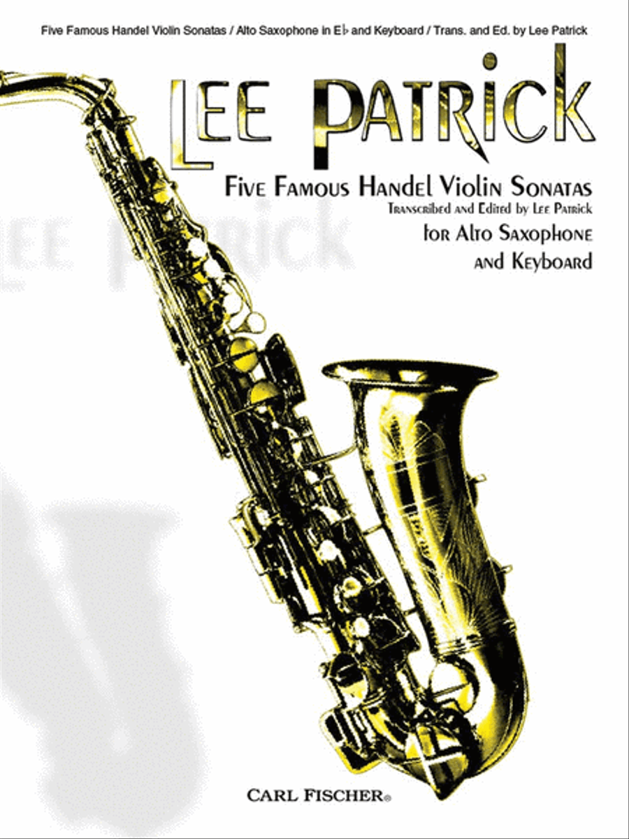 Five Famous Handel Violin Sonatas Alto Saxophone scores gallery preview page 1
