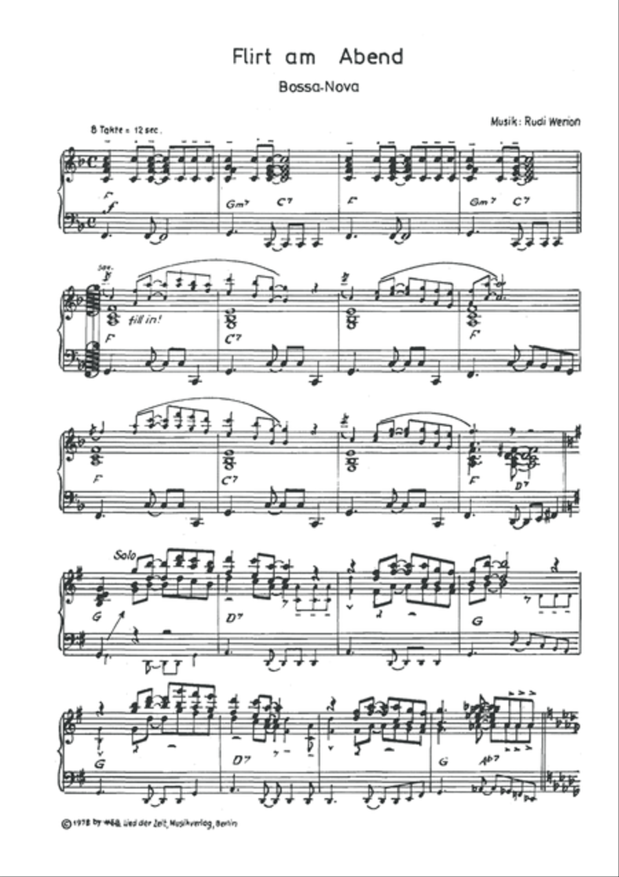 Flirt am Abend Flirt am Abend Saxophone scores gallery preview page 3