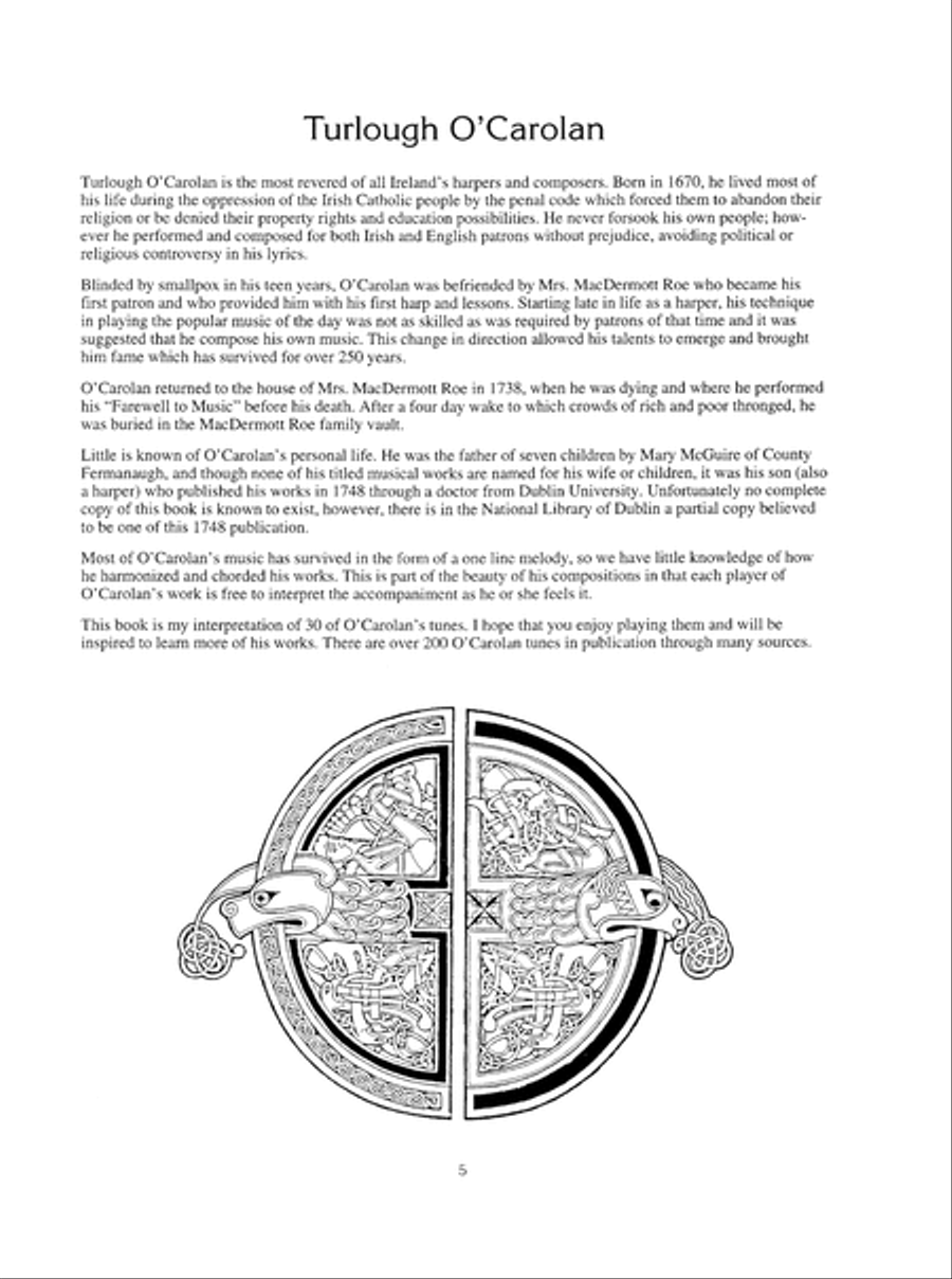 O'Carolan Harp Tunes for Mountain Dulcimer Harp scores gallery preview page 6