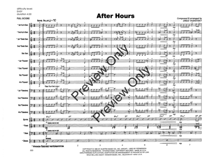 After Hours (Full Score)