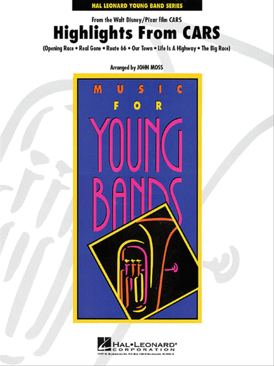 Highlights from Cars Concert Band scores gallery preview page 1