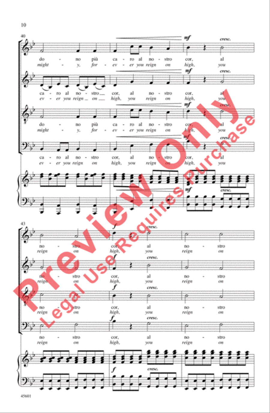 Viva! 4-Part scores gallery preview page 10