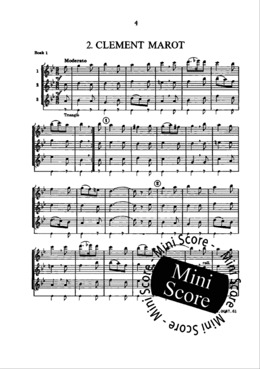 Jeunes Musiciens 1 (Flex 3) Flute Trio scores gallery preview page 8
