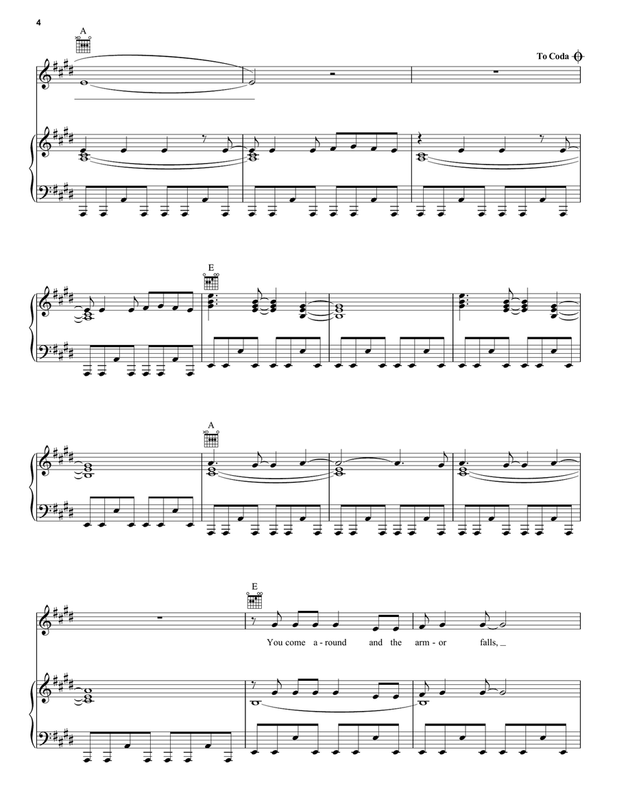 State Of Grace Acoustic Guitar scores gallery preview page 4