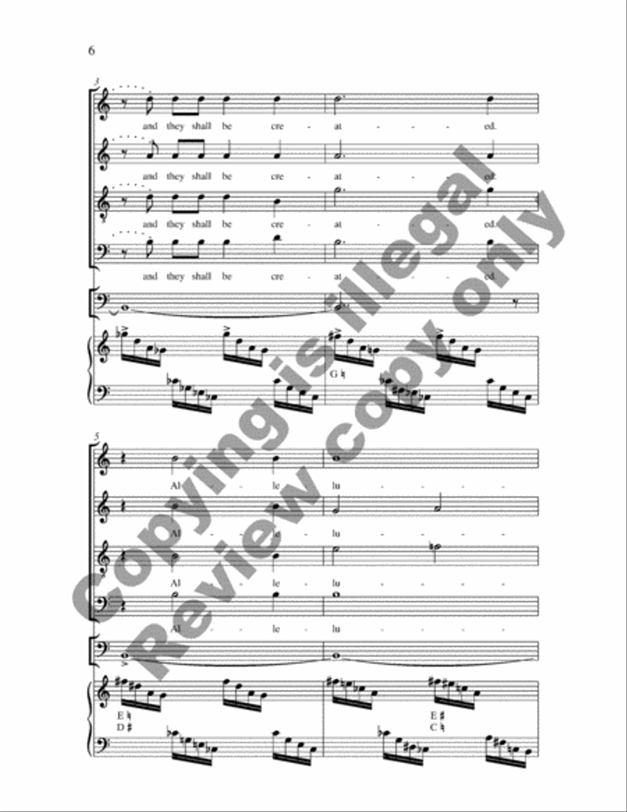 Pentecost Cantata 4-Part scores gallery preview page 20