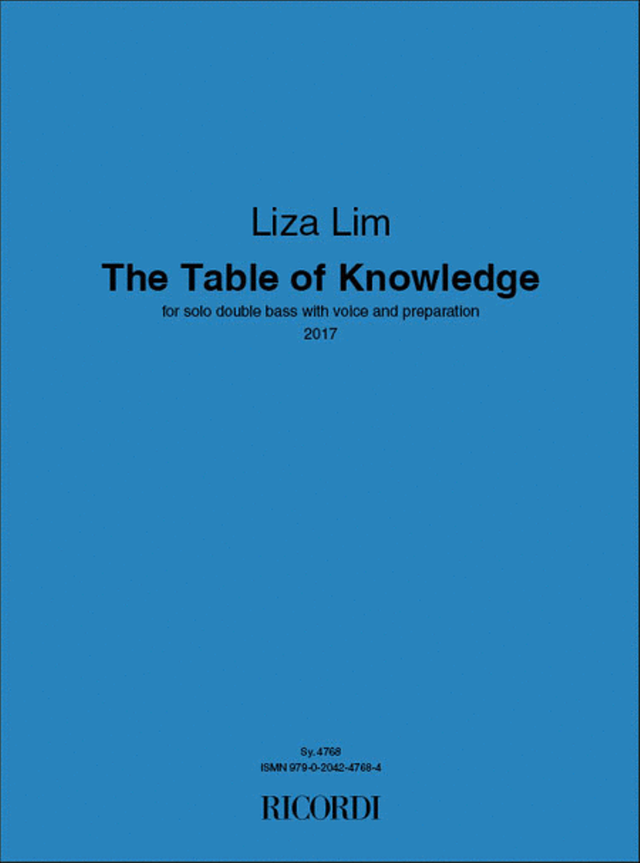 The Table of Knowledge Double Bass scores gallery preview page 1