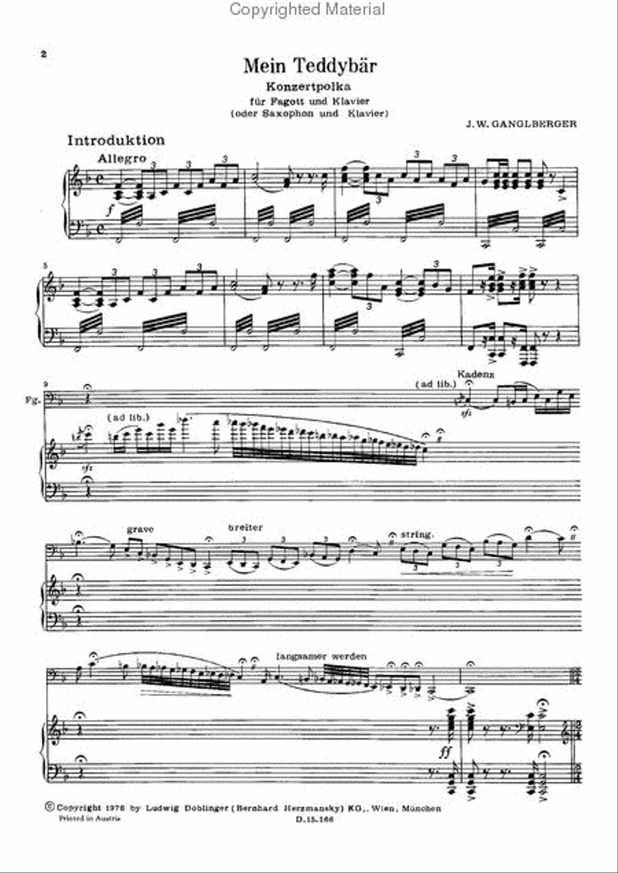 Mein Teddybar Mein Teddybar Saxophone scores gallery preview page 2