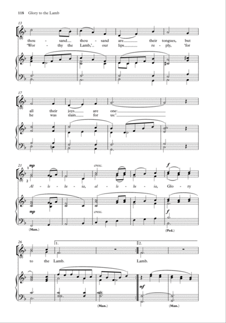 The Oxford Book of Easy Flexible Anthems Choir scores gallery preview page 17