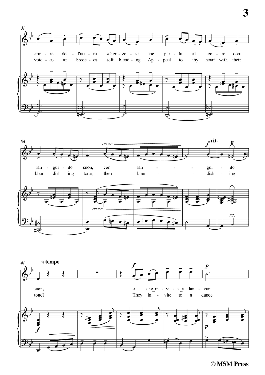 Durante-Danza,danza,fanciulla gentile,in g minor,for Voice and Piano Piano, Vocal scores gallery preview page 5