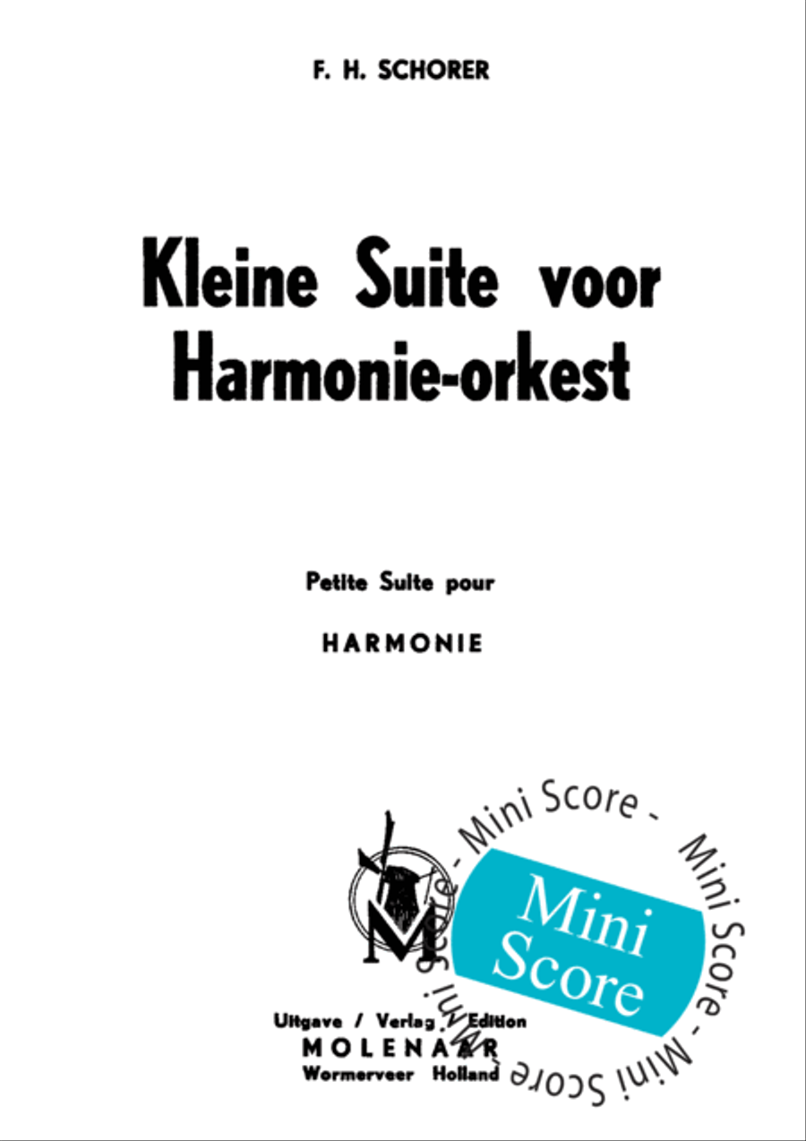 Kleine Suite voor Harmonieorkest Concert Band scores gallery preview page 3