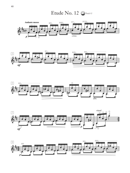 Carcassi -- Melodic and Progressive Etudes, Op. 60 image number null