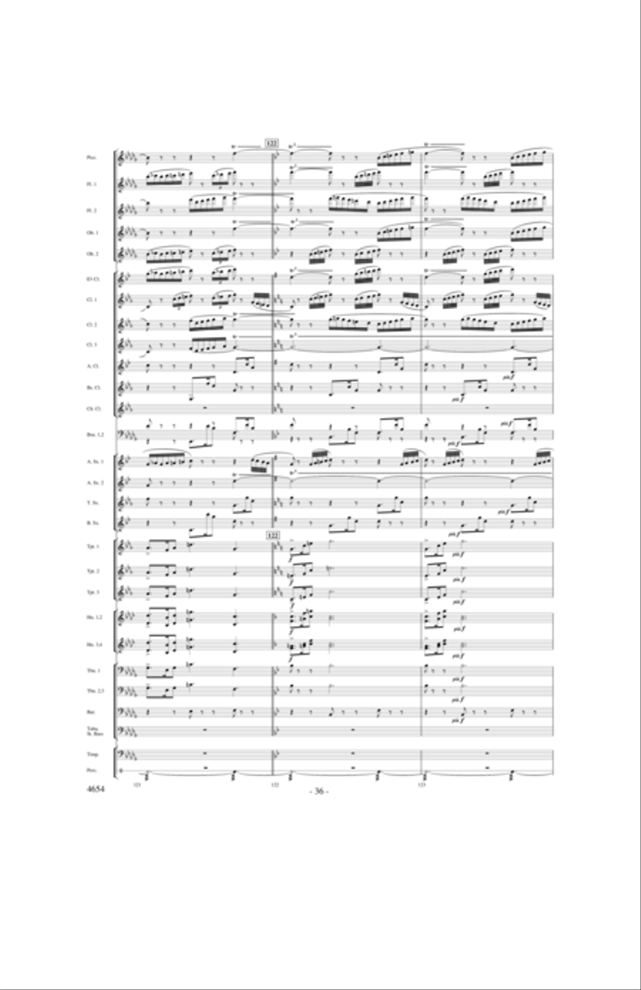 Ride of the Valkyries Concert Band scores gallery preview page 35