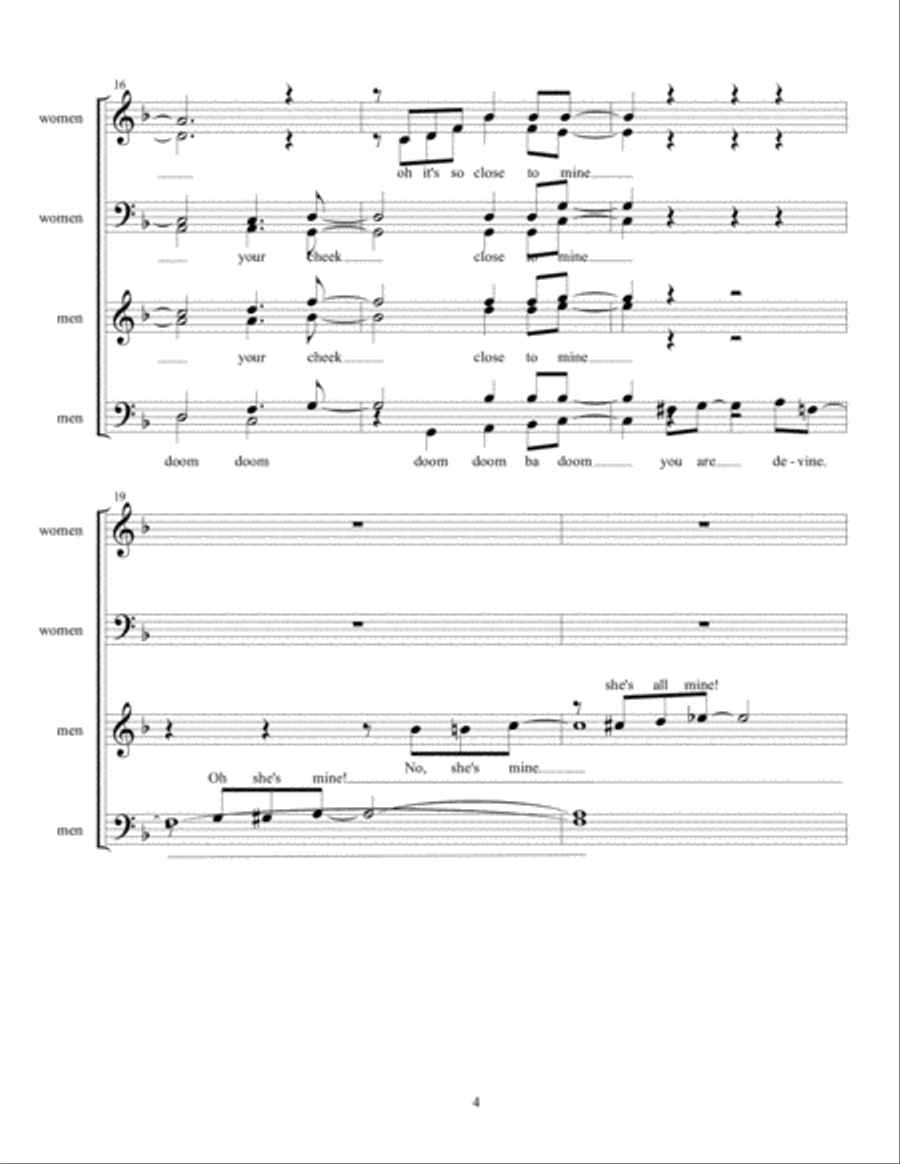 Stompin' At The Savoy A Cappella scores gallery preview page 4