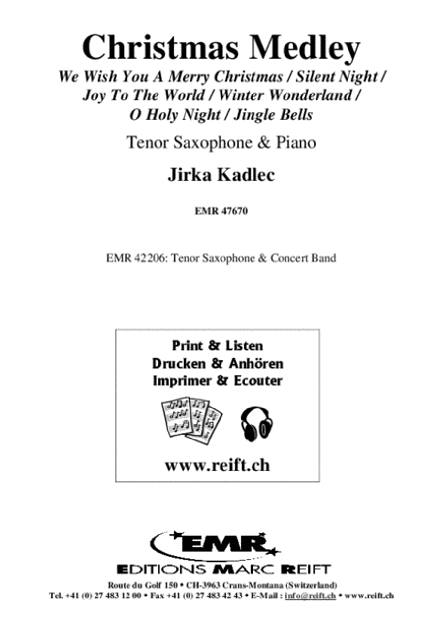 Christmas Medley Tenor Saxophone scores gallery preview page 2