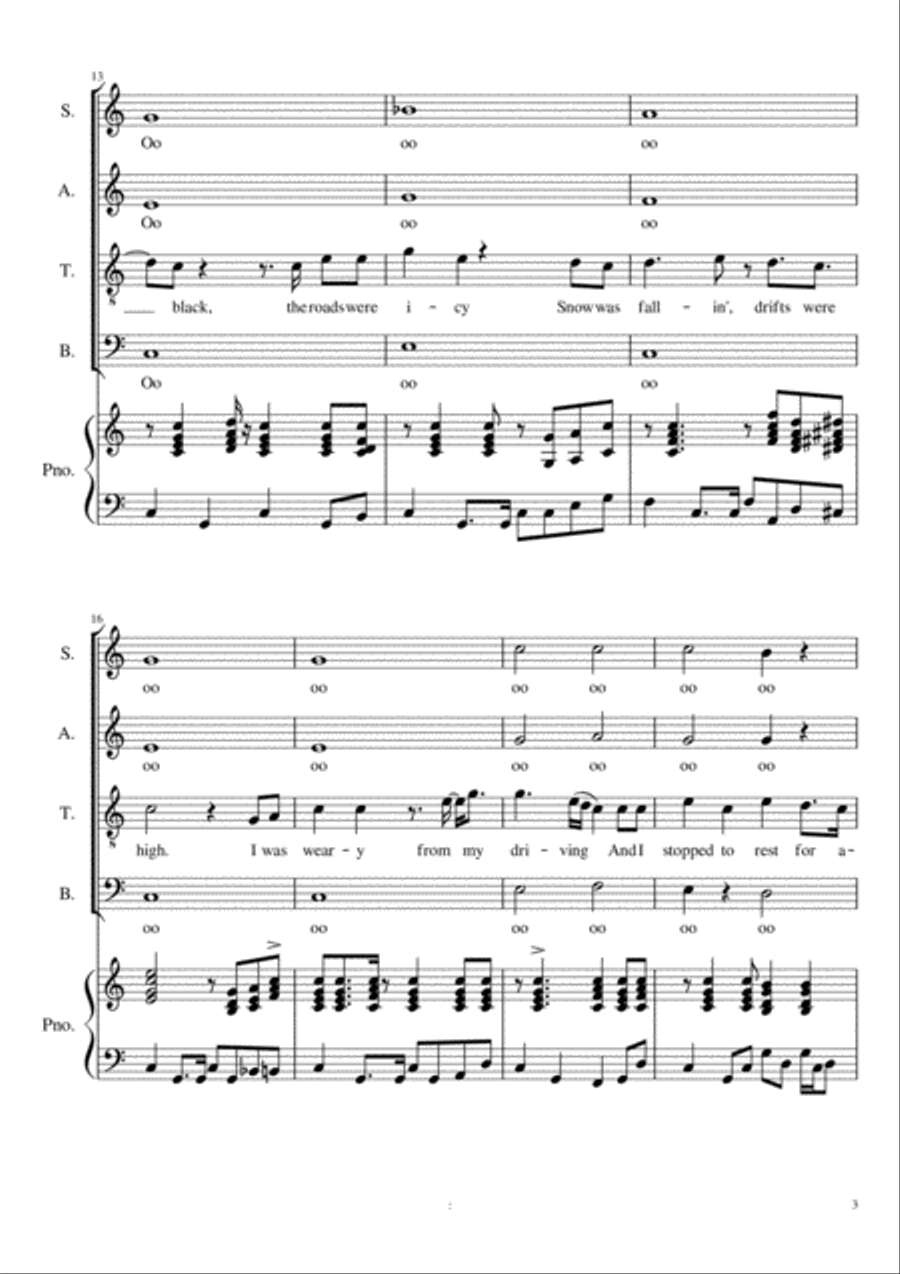 Gone At Last Gone At Last 4-Part scores gallery preview page 4