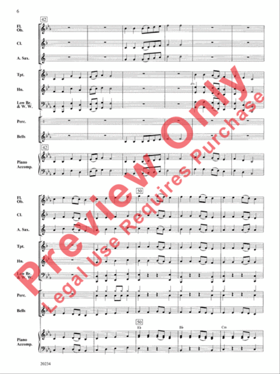 The Enchanted Wizard Concert Band scores gallery preview page 7