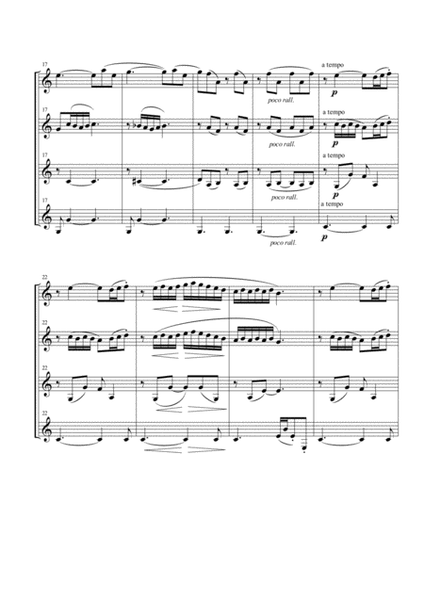 Flower Duet for Clarinet Quartet image number null