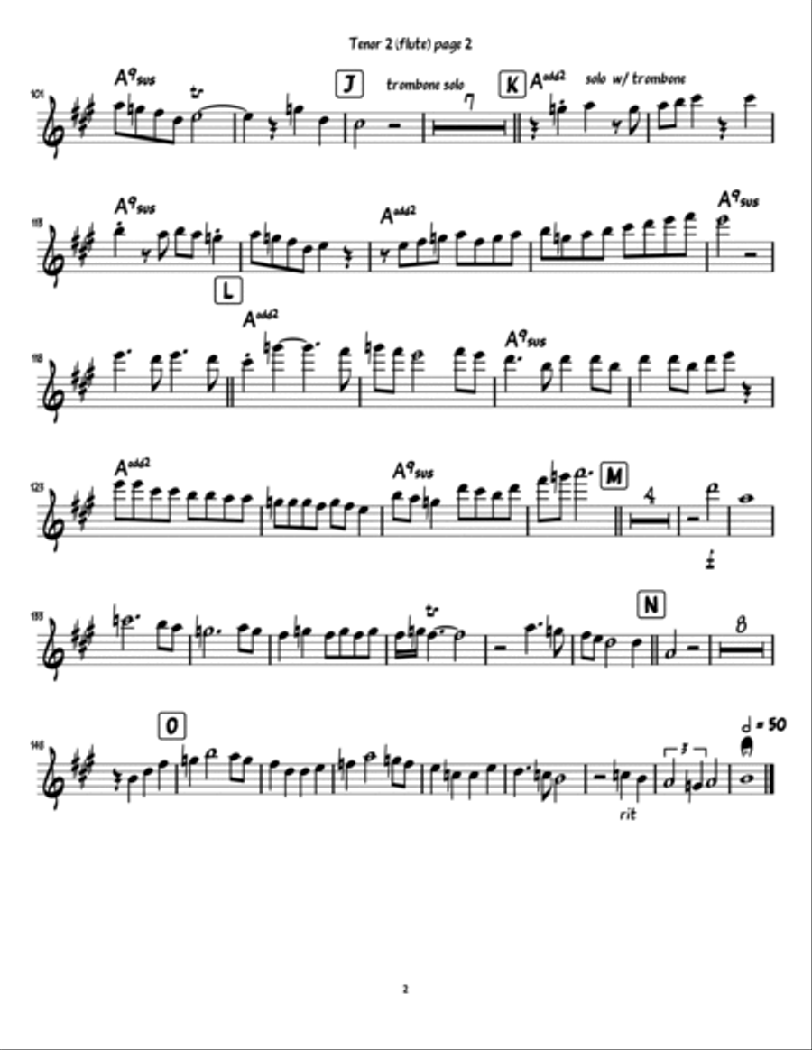 Sometimes In Winter Sometimes In Winter Jazz Ensemble scores gallery preview page 5