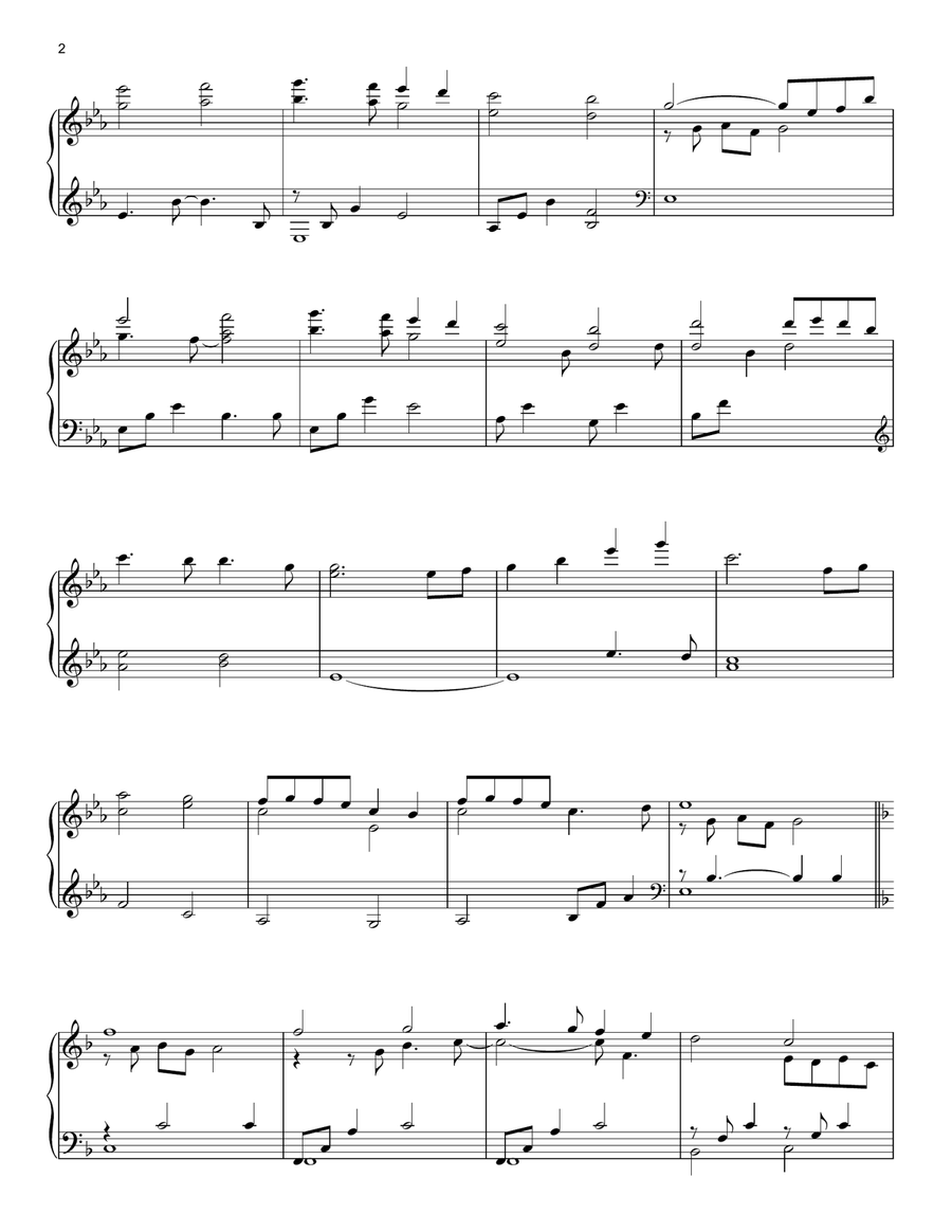 A Time For Giving Piano Solo scores gallery preview page 2