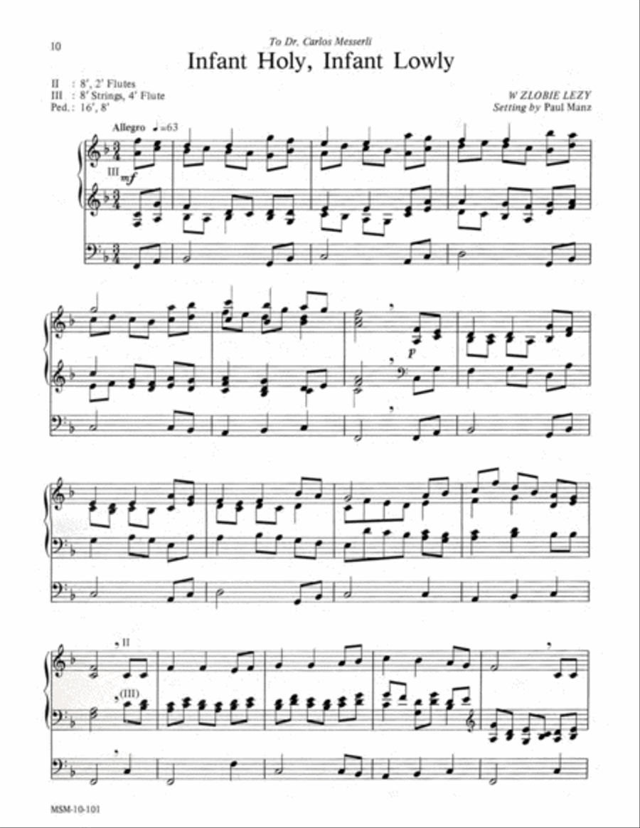 Improvisations for the Christmas Season, Set 2 Organ scores gallery preview page 5