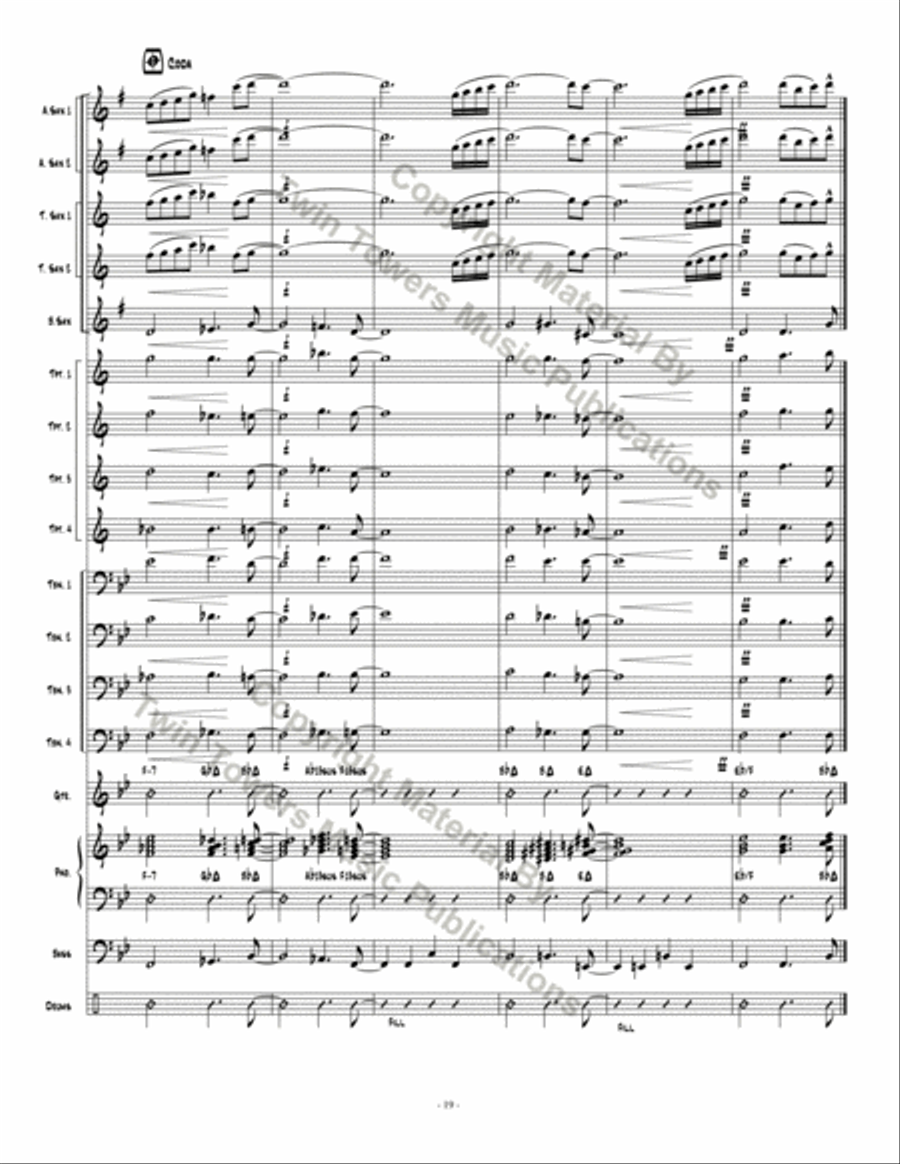 Rubaswing Rubaswing Jazz Ensemble scores gallery preview page 20